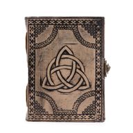 Krug Triquetra - Ezoterični Dnevnik - Smeđa - 200 stranica Prošiveni Rub - 17.5x12.5x3cm