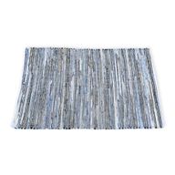 Veliki Tepih od Jute i Recikliranog Pamuka - 130x170 cm - Plava
