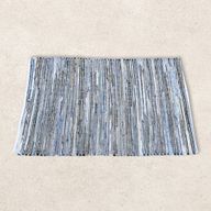 Veliki Tepih od Jute i Recikliranog Pamuka - 130x170 cm - Plava