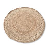 Veliki Okrugli Tepih od Meke Jute 150 cm