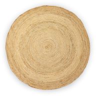 Veliki Okrugli Tepih od Meke Jute 150 cm