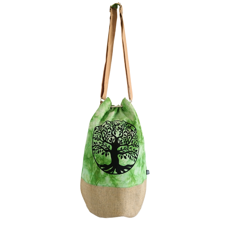 Prirodni Ruksak – Tye-Dye Zelena – Drvo Života