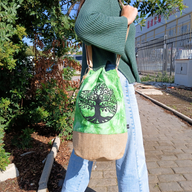 Prirodni Ruksak – Tye-Dye Zelena – Drvo Života