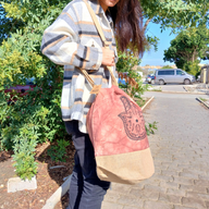 Prirodni Ruksak – Tye-Dye Terakota – Hamsa