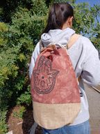 Prirodni Ruksak – Tye-Dye Terakota – Hamsa