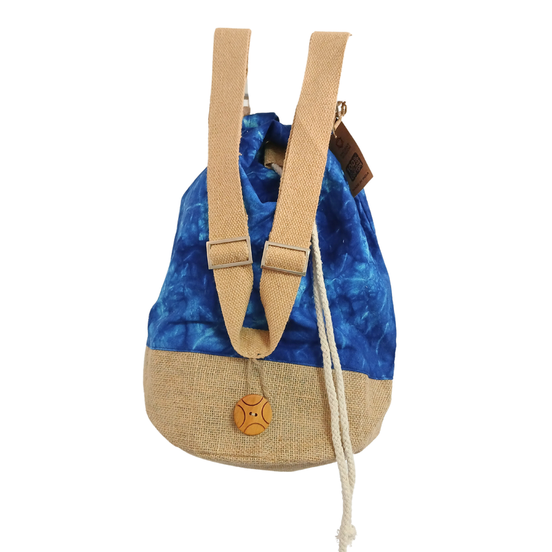 Prirodni Ruksak – Tye-Dye Plava – Mandala