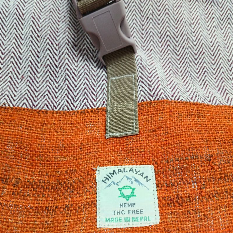 Rolo Ruksak za Planinarenje od Konoplje – Sunset Orange