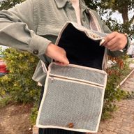 Messenger Torba od Konoplje za Laptop – Krivulje