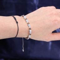 Zodijak Kristalna Svijeća s Narukvicom od Dragog Kamenja - Rak