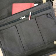 Platnena Torba za Laptop s Remenom - Siva