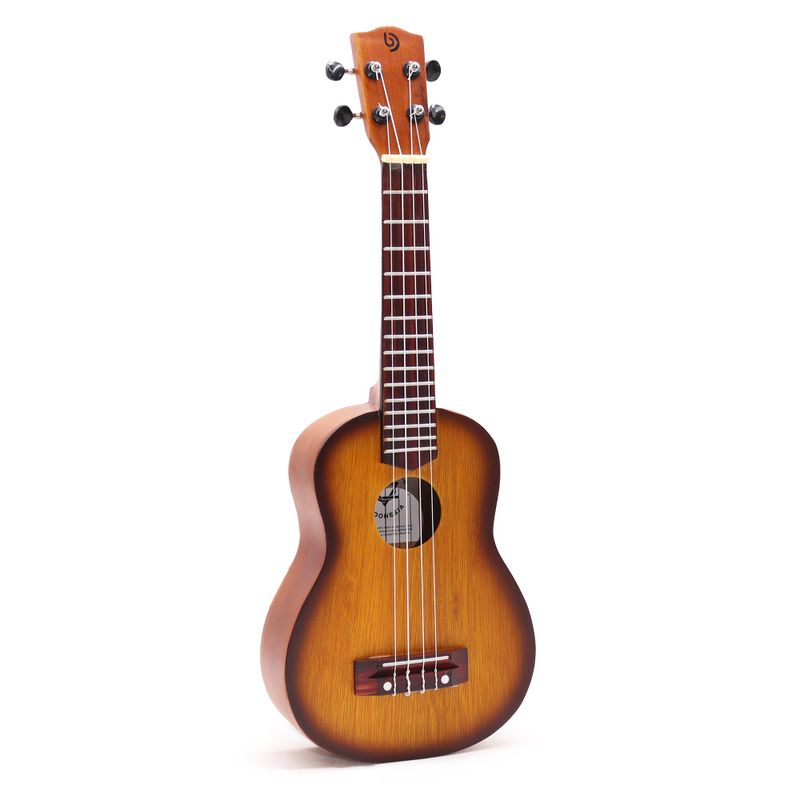 Ručno Izrađeni Ukulele – Narančasta Sunčev Sjaj Završna Obrada (4 Žice)