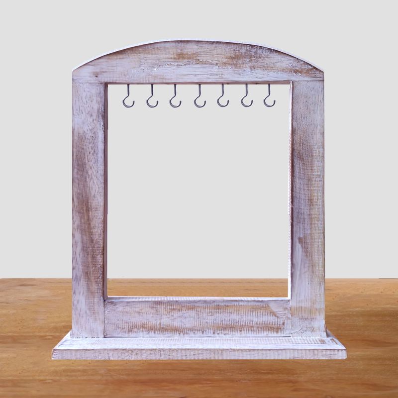 Srednji Viseći Stalak - Vintage Bijela (40x30cm)