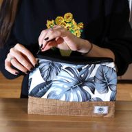 Velike Luksuzne Tropske Torbice - (3x2 razni dizajni) - 26x17cm