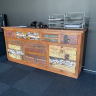 Reciklirano drvo - bočni stol 160x40x80 cm