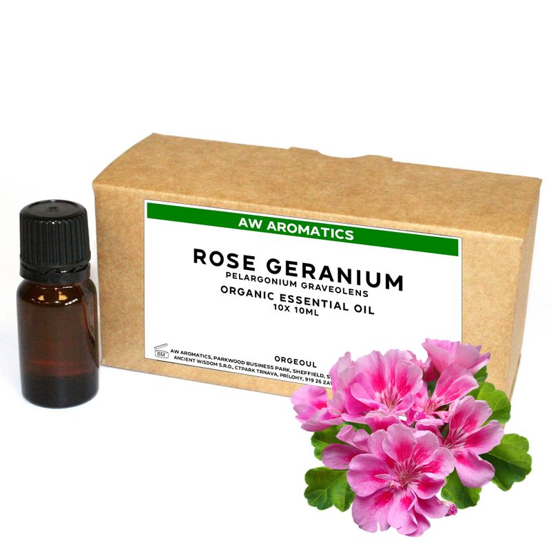 Ružin Geranij - Organsko Eterično Ulje 10 ml - Neoznačeno