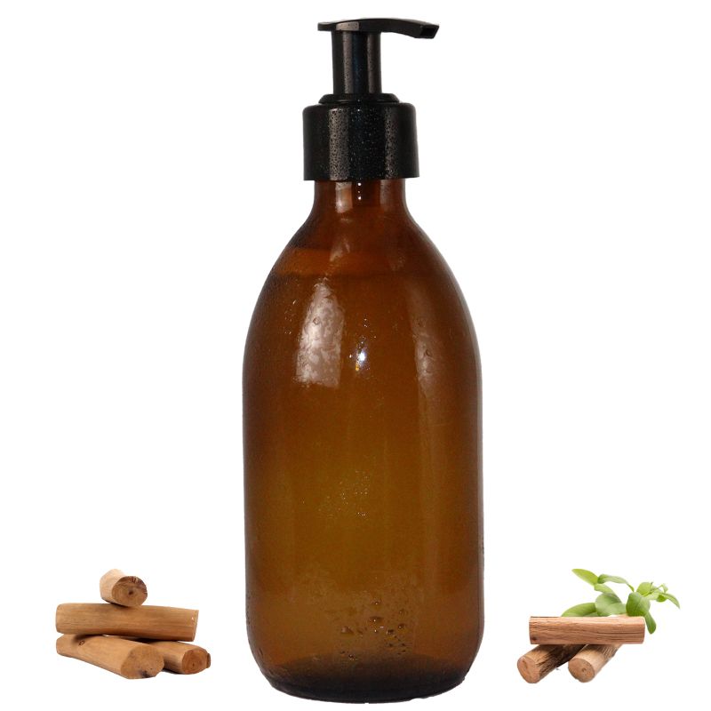 Gel za Tuširanje za Ruke i Tijelo 300ml - Bez Etikete - Sandalovina