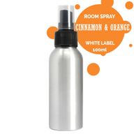 100ml Sprej za Prostor - Cimet & Naranča - Bez Etikete