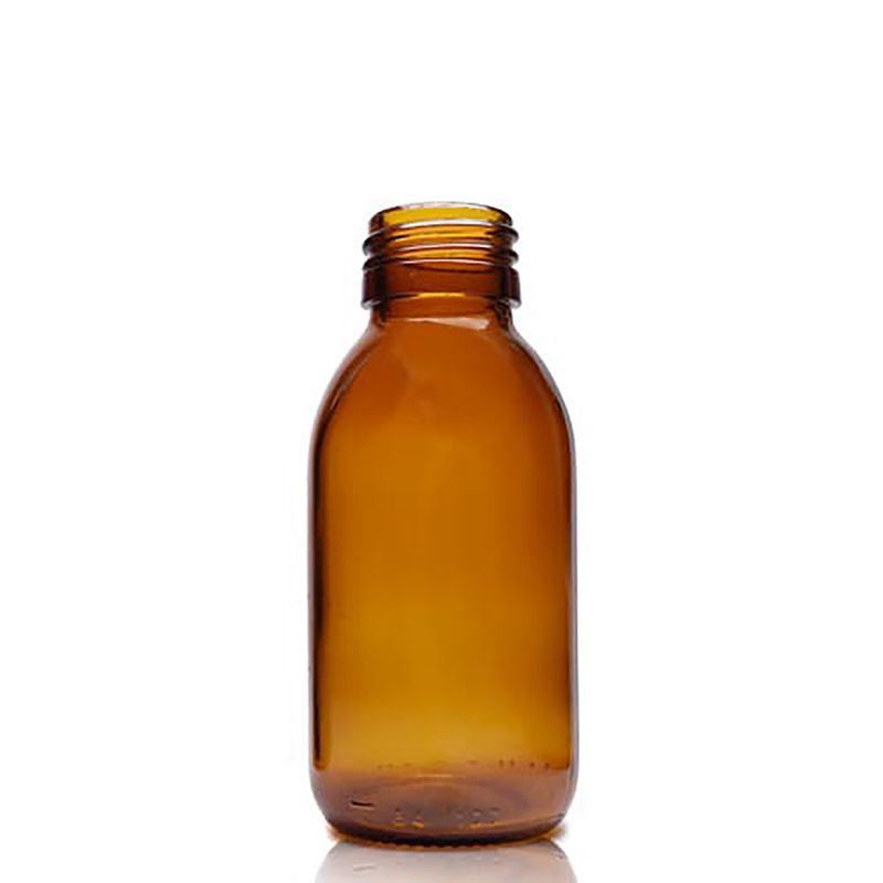 100ml Jantarna Staklena Farmaceutska Boca - Bez Čepa