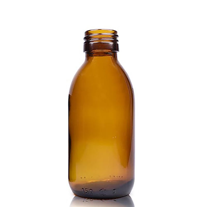 150ml Jantarna Staklena Farmaceutska Boca - Bez Čepa