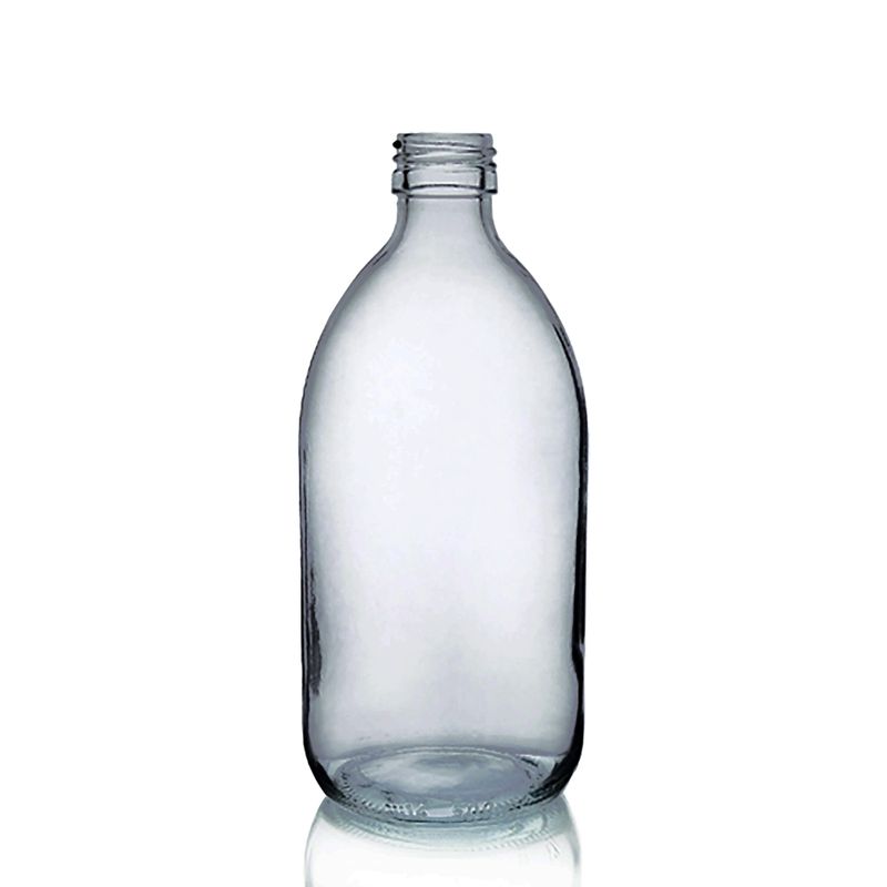 Dimljeno Siva Staklena Farmaceutska Boca 250ml- Bez Čepa
