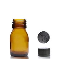 30ml Jantarna Staklena Farmaceutska Boca - Bez Čepa