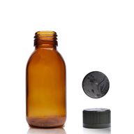 100ml Jantarna Staklena Farmaceutska Boca - Bez Čepa