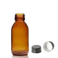 100ml Jantarna Staklena Farmaceutska Boca - Bez Čepa