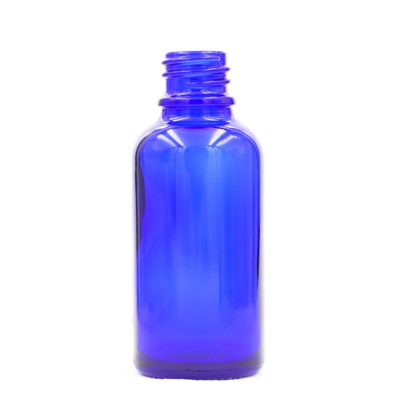Plava Staklena Bočica 50ml - Bez Čepa