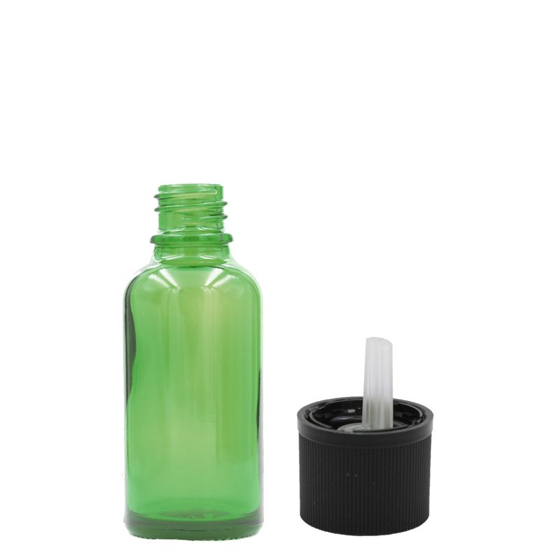 Zelena Staklena Bočica za Pipetu 5ml - Bez Čepa