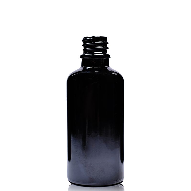 Crna Staklena Bočica 30ml - Bez Čepa