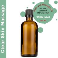 Ulje za Masažu za Čistu Kožu - 100ml - Bez Etikete