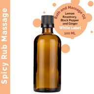 Začinjeno Ulje za Masažu - 100ml - Bez Etikete