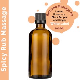 Začinjeno Ulje za Masažu - 100ml - Bez Etikete
