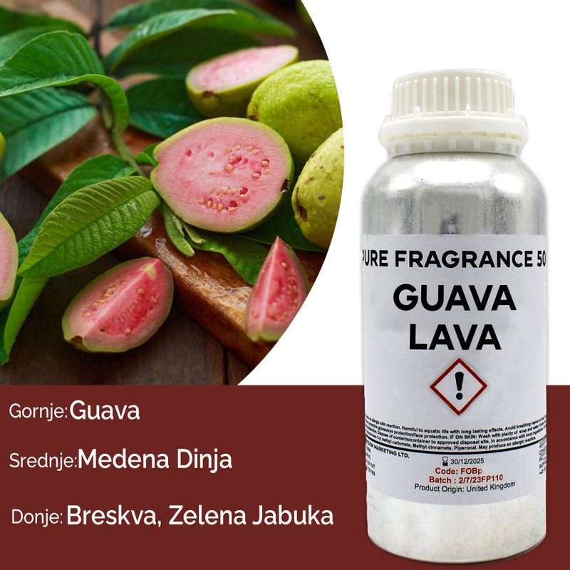 Čisto Mirisno Ulje - Guava 500ml