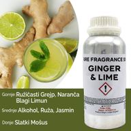 Čisto Mirisno Ulje - Đumbir i Limeta 500ml