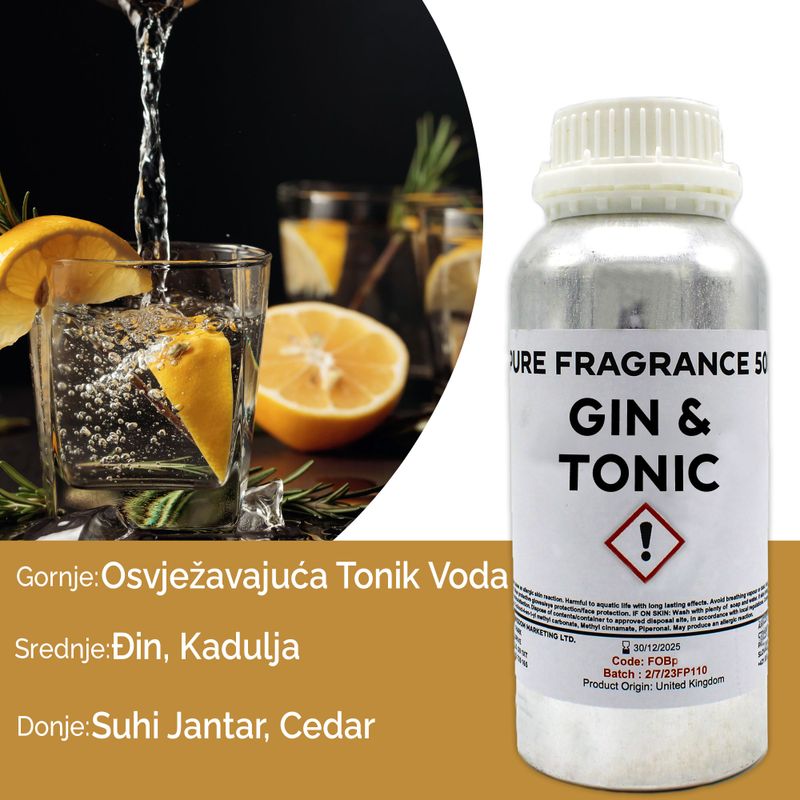 Čisto Mirisno Ulje - Gin & Tonic 500ml