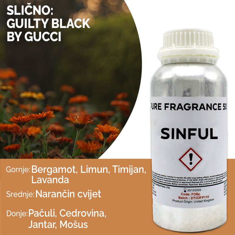 Čisto Mirisno Ulje - Sinful 500ml