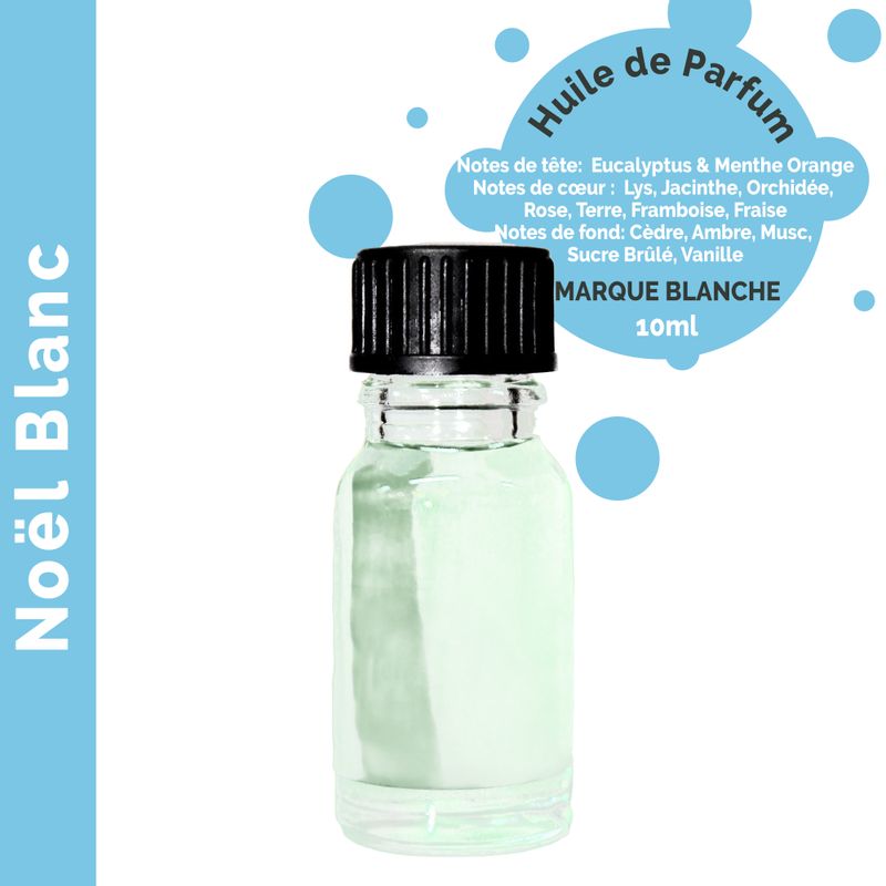 Bijeli Božić Mirisno Ulje 10ml - Bez Etikete