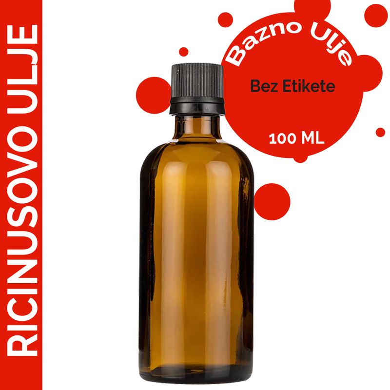 Ricinusovo Ulje (Bazno) 100ml - Bez Etikete
