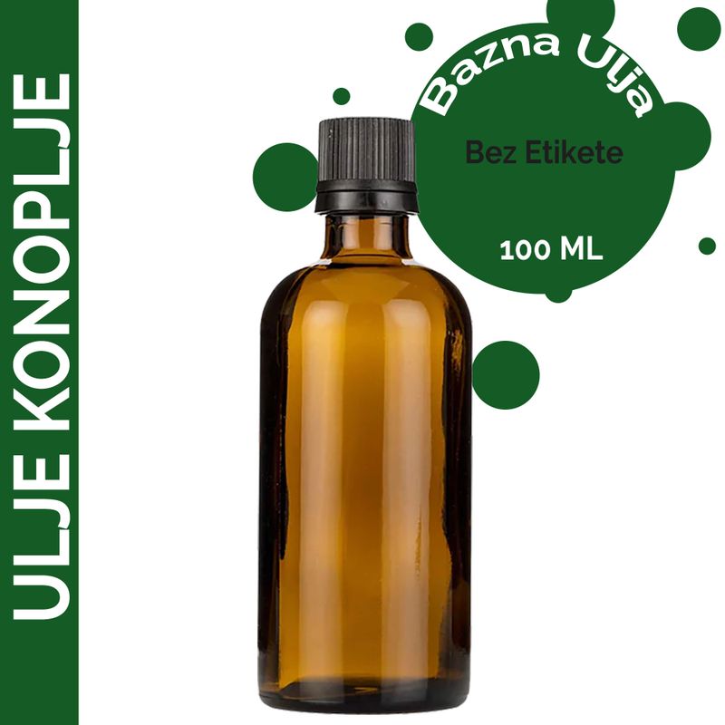 Ulje Konoplje (Bazno) 100ml - Bez Etikete