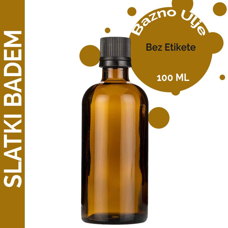 Ulje Slatkog Badema 100ml - Bez Etikete