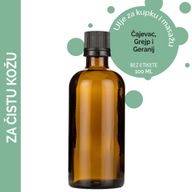 Ulje za Masažu za Čistu Kožu - 100ml - Bez Etikete