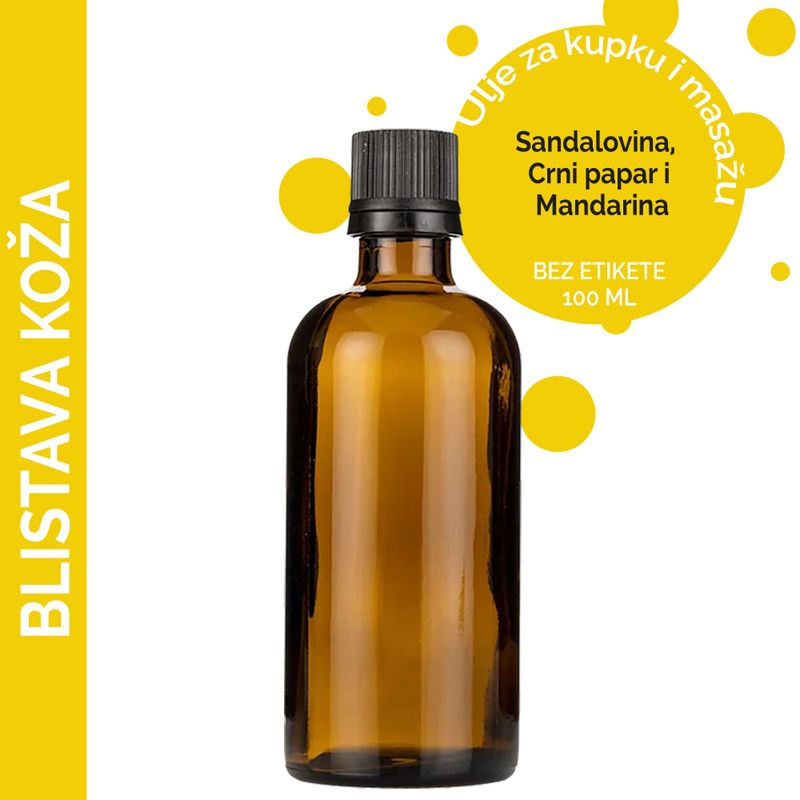 Sandalovina Ulje za Masažu - 100ml - Bez Etikete