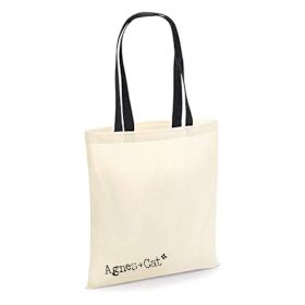 Agnes + Cat Pamučna Torba 6oz - 35x30 cm - Prirodna