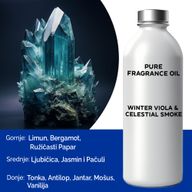 Čisto Mirisno Ulje - Zimska Ljubičica i Nebeski Dim 500ml