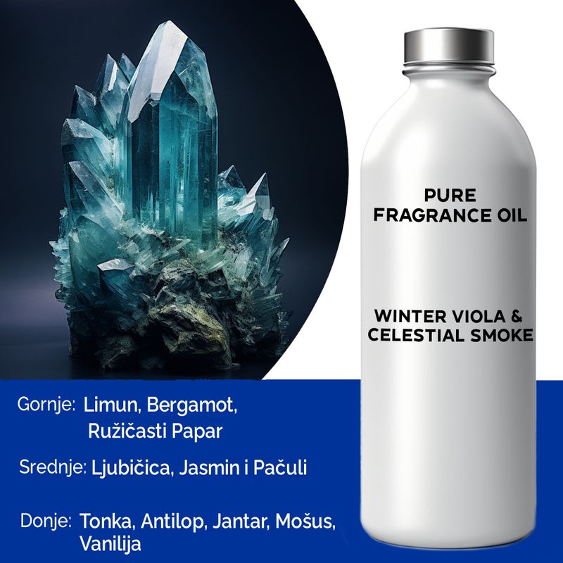 Čisto Mirisno Ulje - Zimska Ljubičica i Nebeski Dim 500ml