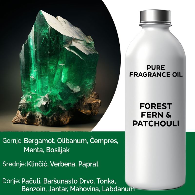 Čisto Mirisno Ulje - Šumska Paprat & Pačuli 500ml