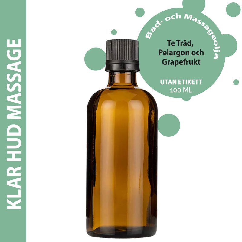 Ulje za Masažu za Čistu Kožu - 100ml - Bez Etikete