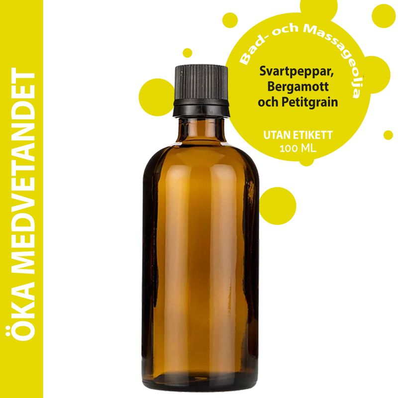 Pojačanje Svijesti Ulje za Masažu - 100ml - Bez Etikete