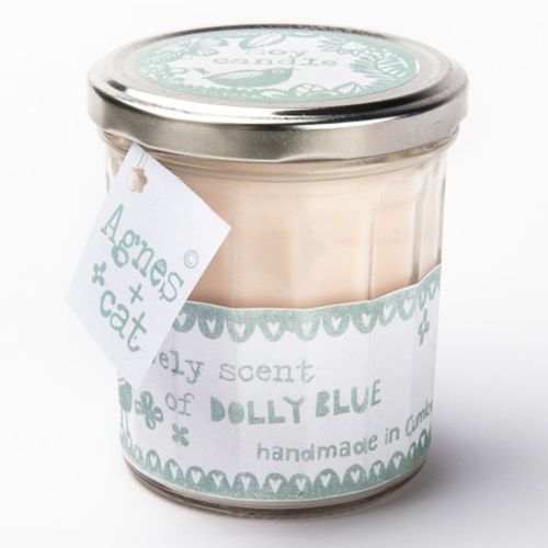 220g Sojina Svijeća u Teglici - Dolly Blue